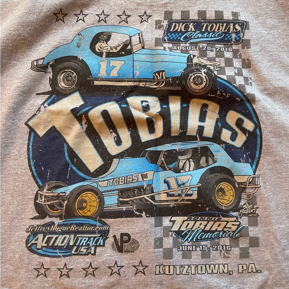 Vintage Dick Tobias Classic / Ronnie Tobias Memorial Sprint Car T-Shirt.